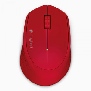 Logitech Wireless Silent Mouse M331 Red